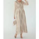 クラシカルエンブロイダリードレス オーガンジー 刺繍 フレア | AUNI | 詳細画像12 