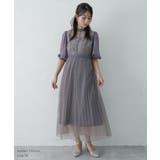 チュールプリーツパーティードレス ハイウエスト オケージョン | AUNI | 詳細画像12 