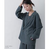 プラクティカルセットアップ パンツドレス ジャケット オールインワン | AUNI | 詳細画像15 