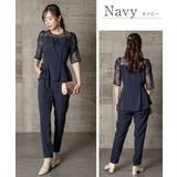 ビスチェ風ペプラムパンツ パンツドレス セットアップ オケージョン | AUNI | 詳細画像5 