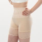 ペチパンツ ガードル ドレス インナー ハイウエスト 補正下着 黒 ベージュ | AUNI | 詳細画像6 