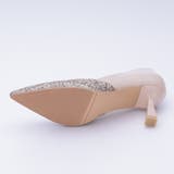 グリッターパンプス 切替デザイン 7cmヒール ポインテッドトゥ | AUNI | 詳細画像6 