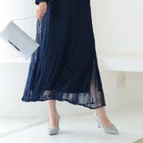 グリッターパンプス 切替デザイン 7cmヒール ポインテッドトゥ | AUNI | 詳細画像9 