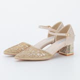 ブリリアントブロッサムパンプス 5cmヒール ポインテッドトゥ | AUNI | 詳細画像2 