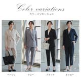 ベーシックデザインパンツスーツ ダブルジャケット テーパードパンツ | AUNI | 詳細画像5 