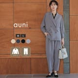 ドルマンスリーブデザインパンツスーツ セットアップ オーバーサイズ | AUNI | 詳細画像1 