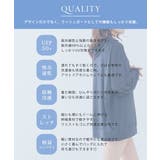 ラッシュガード 秋 レディース 長袖 大きいサイズ パーカー 体型カバー 水着 | AUNI | 詳細画像3 