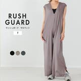 ラッシュガード 秋 レディース サロペット 水着 おしゃれ 秋 紫外線対策 | AUNI | 詳細画像1 