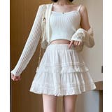 ドット刺繍 フリルレースミニスカート/インナーパンツ付き | Axis | 詳細画像4 