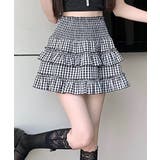 チェックティアードミニスカート | Axis | 詳細画像1 