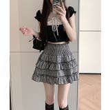 チェックティアードミニスカート | Axis | 詳細画像4 