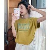 イエロー | サイドドロストロゴルーズTシャツ | Axis