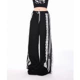 ブラック | サイドレースラインパンツ | Axis