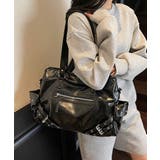 ブラック | PU 2WAY仕様 フェイクレザーボストンバッグ | Axis