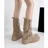 ボタン付きフェイクスエード エンジニアブーツ | Axis | 詳細画像2 