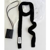 ブラック | シャギーナローマフラー ボーダータイ | Axis