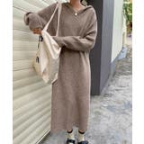 ロングニットワンピース フーディー | Axis | 詳細画像3 