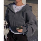 ショート丈 フード付きパーカー | Axis | 詳細画像1 