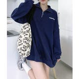 ワンポイント刺繍入り ハーフジップスウェット | Axis | 詳細画像8 