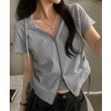 ギンガムチェックZIPフード付きシャツ | Axis | 詳細画像2 