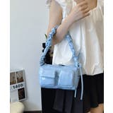 フロントポケットPUショルダーバッグ | Axis | 詳細画像3 