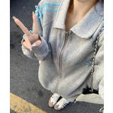 リボン付きスウエットZIPトップス | Axis | 詳細画像6 