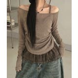 ワンショルダーニットトップス | Axis | 詳細画像5 