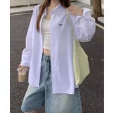 ホワイト | リボンロゴシャツ | Axis