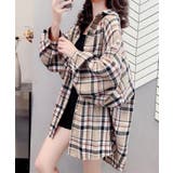 ベージュ | マドラスチェックシャツ | Axis