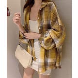 イエロー | マドラスチェックシャツ | Axis