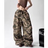 カモフラ柄ドロストワイドパンツ | Axis | 詳細画像2 