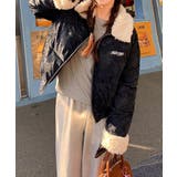 ブラック | ファー付きジャケット | Axis