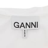 ガニー シャツ ブラウス ホワイト レディース GANNI F5778 151 | AXES | 詳細画像6 