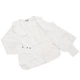 ガニー シャツ ブラウス ホワイト レディース GANNI F5778 151 | AXES | 詳細画像8 