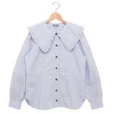 ガニー シャツ ブラウス ブルー レディース GANNI F8638 694 | AXES | 詳細画像7