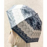 チャコール | レース柄晴雨兼用ショート傘 | axes femme