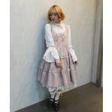 姫袖風ジャンパースカートドッキングワンピース | axes femme | 詳細画像1