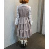 姫袖風ジャンパースカートドッキングワンピース | axes femme | 詳細画像3