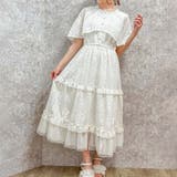 生成り | ローズレースケープワンピース | axes femme