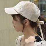 バックリボンベロアキャップ | axes femme | 詳細画像1