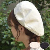 リボン柄ジャガードベレー | axes femme | 詳細画像1