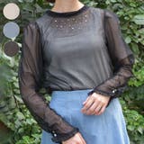 パール装飾ラメシアーインナー | axes femme | 詳細画像1
