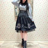 リボン付きコウモリカラーブラウス | axes femme | 詳細画像6