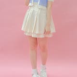 クリーム | レースアップフレアキュロット | axes femme