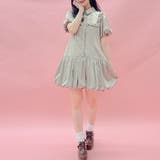 ベージュ | バルーンデザインフリルチュニ | axes femme