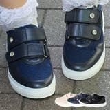 レース使いベルクロスニーカー | axes femme | 詳細画像1