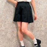 黒 | プリーツデザインキュロット | axes femme