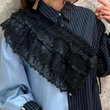 黒 | マルチWAYレース付け襟 | axes femme