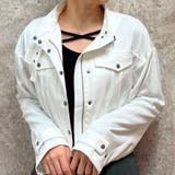 白 | ベルト付ショートブルゾン | axes femme