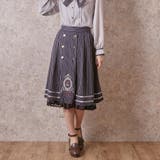 ローズカメオ風刺繍スカート[品番：IGAW0001556]｜axes femme